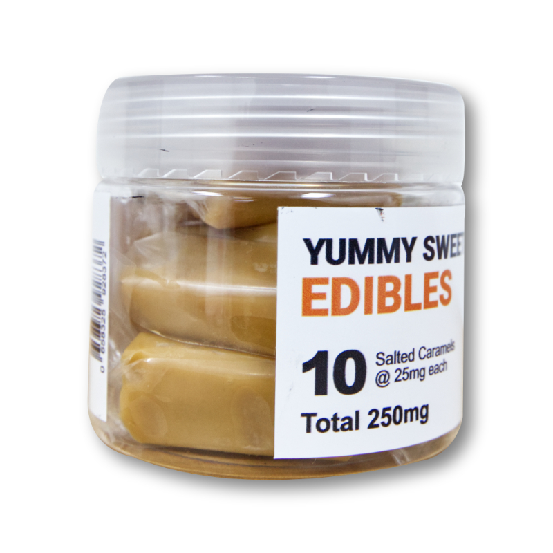 Salted Caramel Toffee 250mg (10x25mg) - Sativa