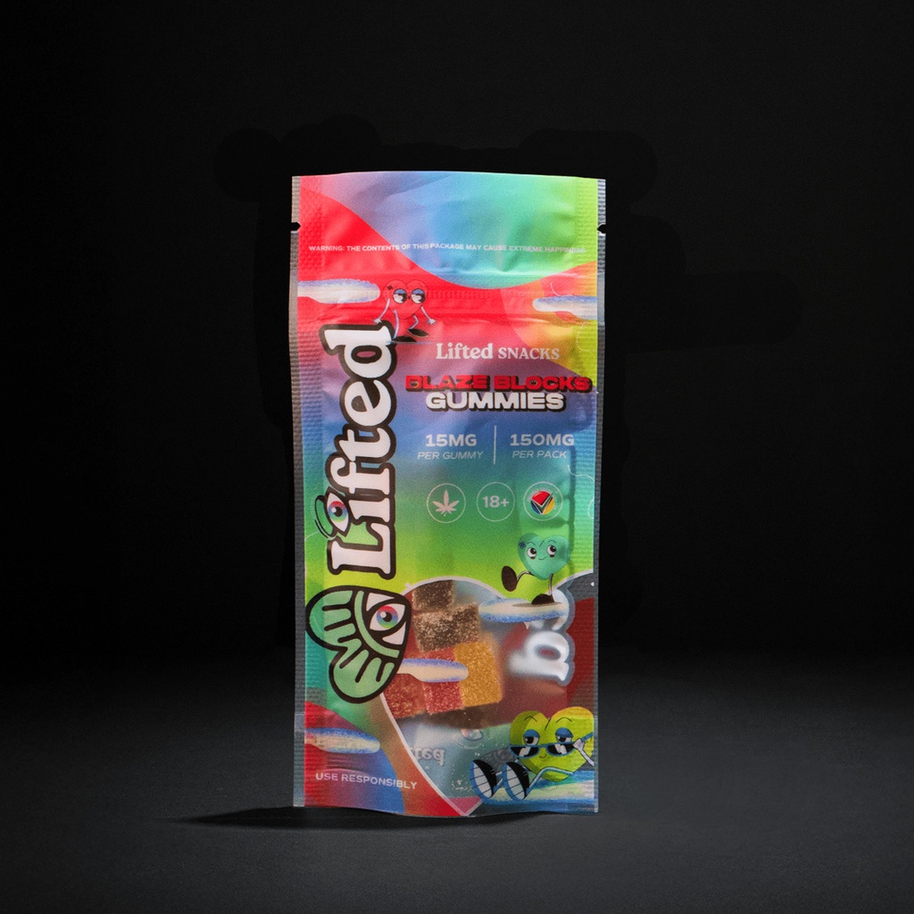Lifted Blaze Block Gummies 150mg (10x15mg)