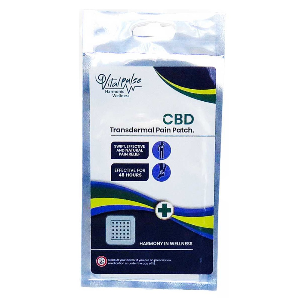 Vitalpulse CBD Transdermal Pain Patches (15x50mg)