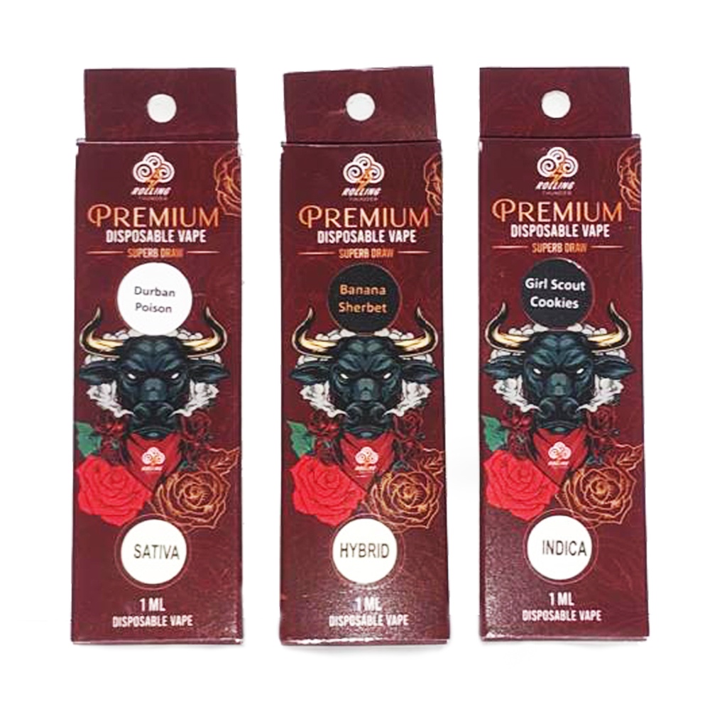 Rolling Thunder Disposable Vape 1ml - Grapefruit (Sativa)