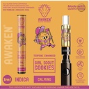 Awaken® Vape Blaster Cartridges 1ml - Girl Scout Cookies (Indica)